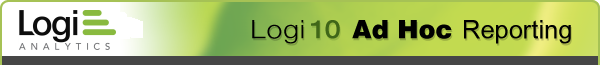 Logi 10 Ad Hoc Reporting login logo